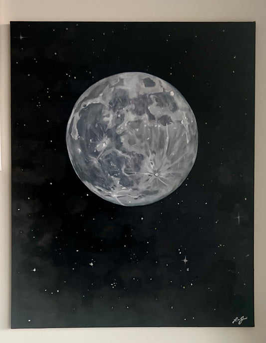 Original Painting - Moonshot